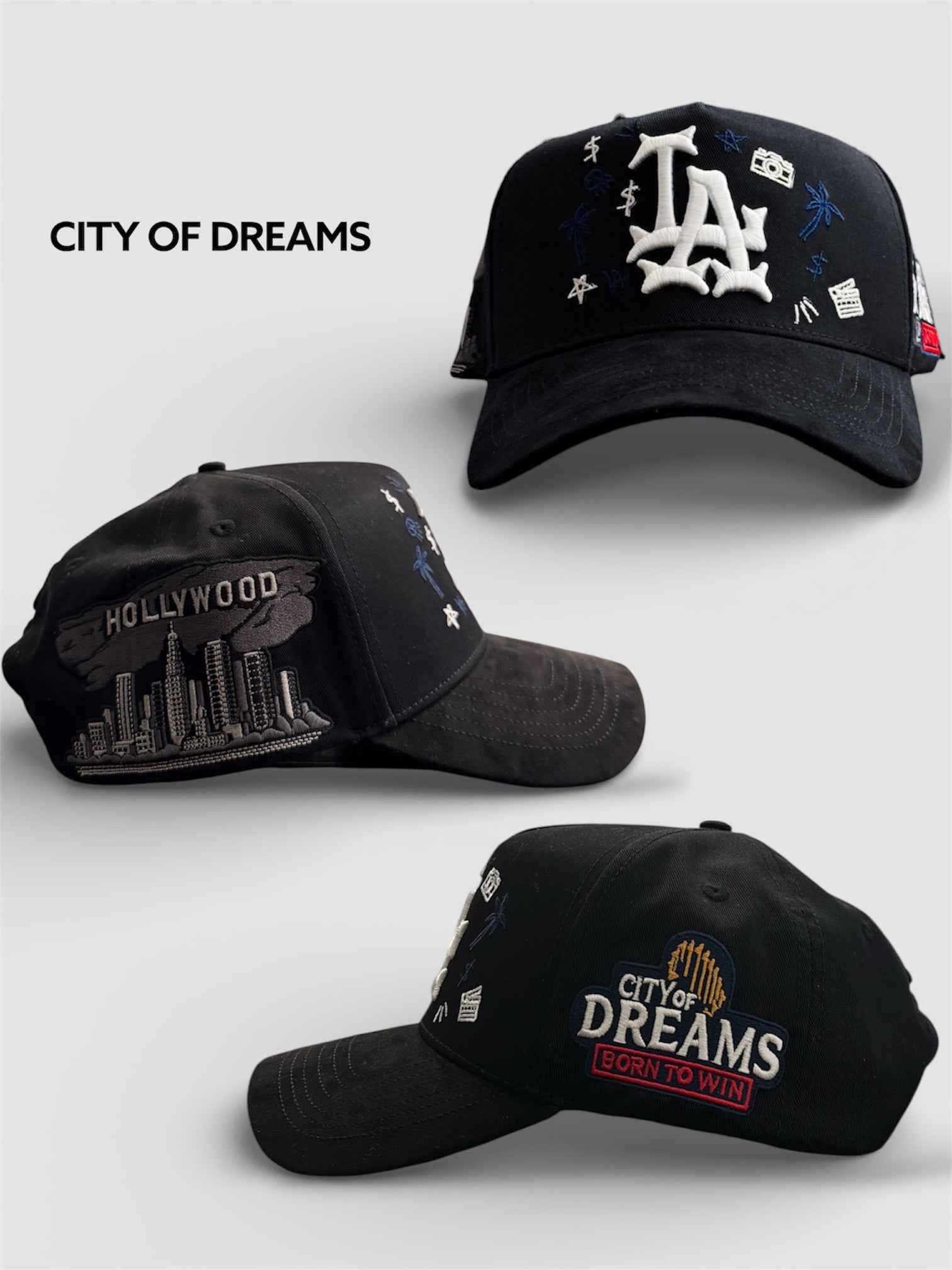 LA X SD 3 Hats